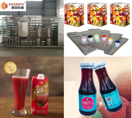SS304機械加工ラインCFM-B-07を作るターンキーWaxberryの飲料ジュース